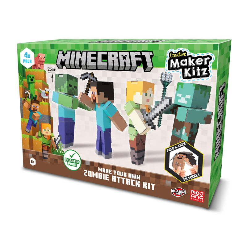 Minecraft Maker Kitz - Make Your Own Zombie Attack Kit